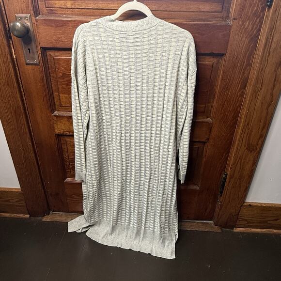 NWT Hello Nite Heather Limoncé Glow Long Waffle Knit Cardigan Size S — Duster - Picture 2 of 3